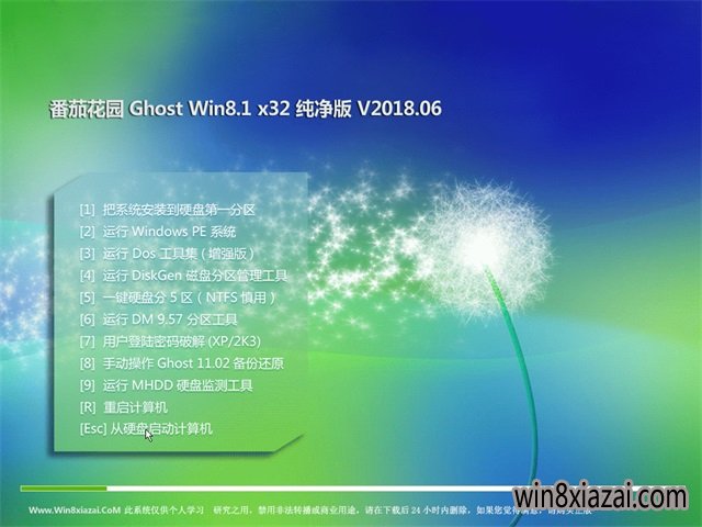 ѻ԰Ghost Win8.1 (X32) ȫv201806(ü)